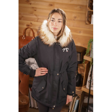 Parka Pénélope Mega Lyon Preto