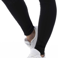 Calças softshell Equithème Dolomyt com fundo de silicone Preto