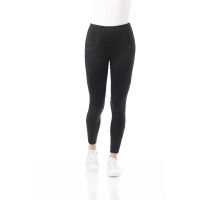 Pull-on Equithème Tatiana com fundo de silicone Preto Pull-on Equithème Tatiana com fundo de silicone Preto