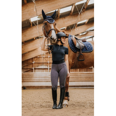 Legging Je t'aime Equithème Iris Cinza escuro Cinzento