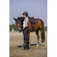 Calça Equithème Safir Branco / azul Calça Equithème Safir Branco / azul