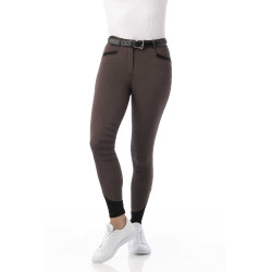 Calça Equithème Safir Marrom / preto
