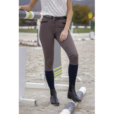 Calça Equithème Safir Marrom / preto Calça Equithème Safir Marrom / preto