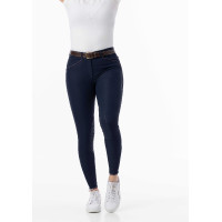 Calça Equithème Yolande reciclada Azul-marinho
