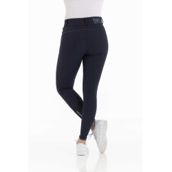 Calça Equithème Yolande reciclada Azul-marinho