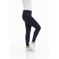 Calça Equithème Yolande reciclada Azul-marinho