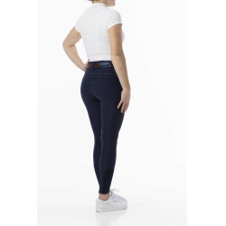 Calça Equithème Yolande reciclada Azul-marinho