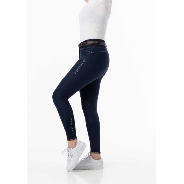 Calça Equithème Yolande reciclada Azul-marinho