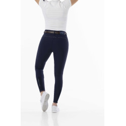 Calça Equithème Yolande reciclada Azul-marinho
