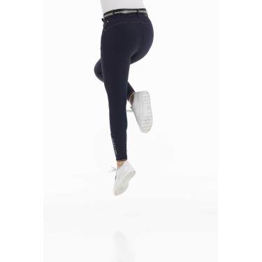 Calça Equithème Yolande reciclada Azul-marinho