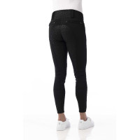 Calça softshell Equitheme Zermatt com fundo de silicone Preto Calça softshell Equitheme Zermatt com fundo de silicone Preto