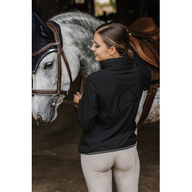 Calça Equithème Queen feminina Cinzento-acastanhado Castanho Calça Equithème Queen feminina Cinzento-acastanhado Castanho