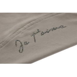 Calça Equithème Queen feminina Cinzento-acastanhado Castanho Calça Equithème Queen feminina Cinzento-acastanhado Castanho