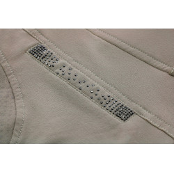 Calça Equithème Queen feminina Cinzento-acastanhado Castanho Calça Equithème Queen feminina Cinzento-acastanhado Castanho