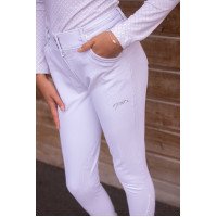 Calça de equitação Elegância Pénélope Verde floresta Calça de equitação Elegância Pénélope Verde floresta