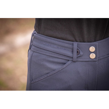 Calça de equitação Elegância Pénélope Azul-marinho Calça de equitação Elegância Pénélope Azul-marinho