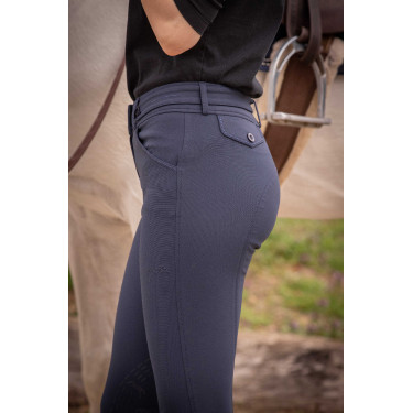 Calça de equitação Elegância Pénélope Azul-marinho Calça de equitação Elegância Pénélope Azul-marinho