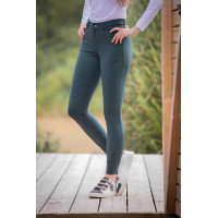 Calça de equitação Elegância Pénélope Verde floresta Calça de equitação Elegância Pénélope Verde floresta