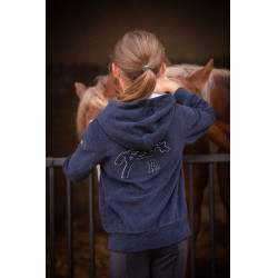 Suéter Eden por Pénélope Capu Towel Azul-marinho Suéter Eden por Pénélope Capu Towel Azul-marinho