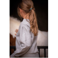 Moletom Pénélope Cassou Cinza mesclado Cinzento