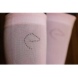 Meias Equithème Compet Eu te amo Rosa velho / antracite Meias Equithème Compet Eu te amo Rosa velho / antracite