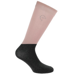 Meias Equithème Compet Eu te amo Rosa velho / antracite Meias Equithème Compet Eu te amo Rosa velho / antracite