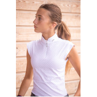Polo de competição Pénélope Seville Branco Polo de competição Pénélope Seville Branco