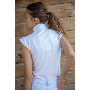 Polo de competição Pénélope Seville Areia Amarelo