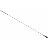Chicote de adestramento com aba em couro T de T Marrom / bege Castanho Chicote de adestramento com aba em couro T de T Marrom / bege Castanho