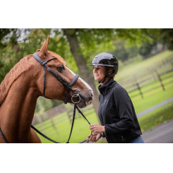 Capacete Penélope viseira longa Preto brilhante Capacete Penélope viseira longa Preto brilhante
