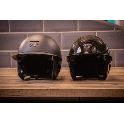 Capacete Penélope viseira longa Preto brilhante Capacete Penélope viseira longa Preto brilhante