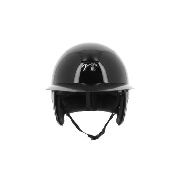Capacete Penélope viseira longa Preto brilhante Capacete Penélope viseira longa Preto brilhante