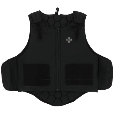 Dorsal Equithème Hexaflex infantil Preto Dorsal Equithème Hexaflex infantil Preto