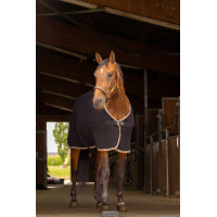 Camisa polar Equithème Polyfun Preto / branco