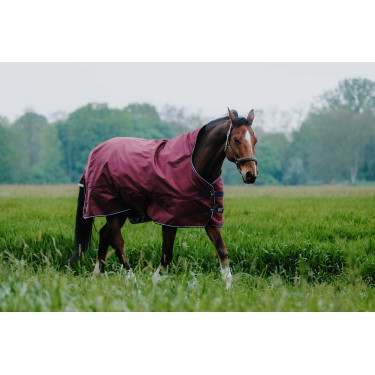 Cobertura Equithème TYREX 1200D High Neck Bordéus Cobertura Equithème TYREX 1200D High Neck Bordéus