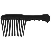Pente de dentes largas P.V.C Hippotonic Soft Preto Pente de dentes largas P.V.C Hippotonic Soft Preto