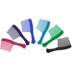 Pente de dentes largas P.V.C Hippotonic Soft Preto