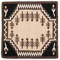 Tapete navajo Westride por Franck Perret Sioux Marrom / bege