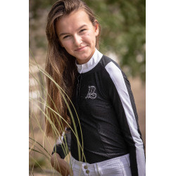 Camisa de competição Pénélope Showshirt Preto