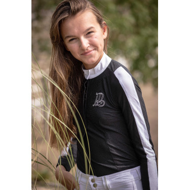 Camisa de competição Pénélope Showshirt Preto Camisa de competição Pénélope Showshirt Preto