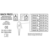 Dorsal Equithème Cox Preto / vermelho Dorsal Equithème Cox Preto / vermelho