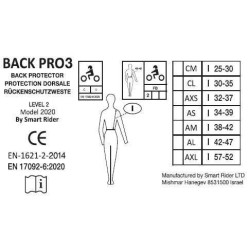 Dorsal Equithème Cox Preto / vermelho Dorsal Equithème Cox Preto / vermelho