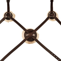 Muserola Mexicana Stübben 2300 Leitrim Ébano / ébano prateado