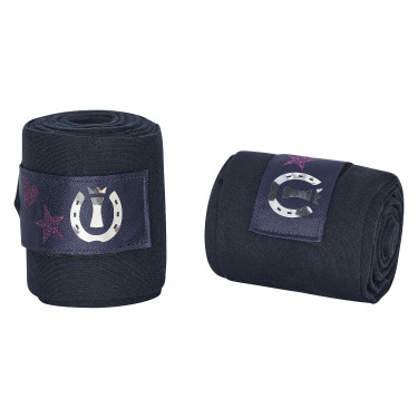 Bandagens de polo Imperial Riding Cosmic Sparkle Marinho Azul-marinho