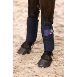 Bandagens de polo Imperial Riding Cosmic Sparkle Marinho Azul-marinho