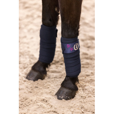 Bandagens de polo Imperial Riding Cosmic Sparkle Marinho Azul-marinho