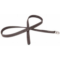 Estribo de luxo fino T de T Havana escuro / branco Castanho Estribo de luxo fino T de T Havana escuro / branco Castanho
