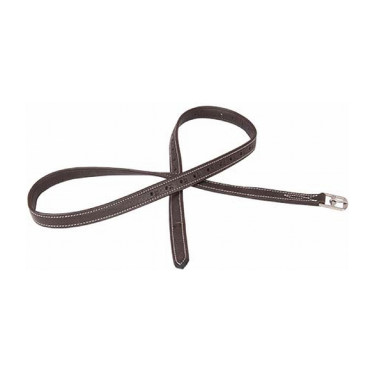 Estribo de luxo fino T de T Havana escuro / branco Castanho