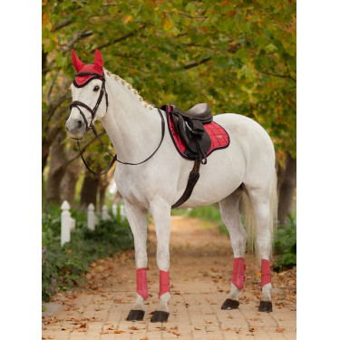 Almofada de sela mista LeMieux Loire Classic GP Square Arando Rosa Almofada de sela mista LeMieux Loire Classic GP Square Arando Rosa