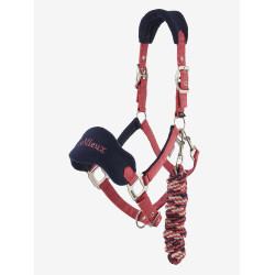 Cabresto de carneiro Vogue Mini LeMieux com guia Arando Rosa Cabresto de carneiro Vogue Mini LeMieux com guia Arando Rosa